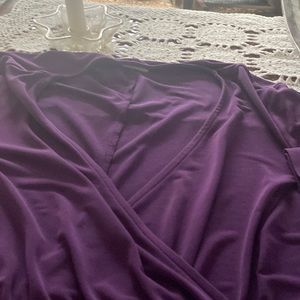 No name plum baby doll top